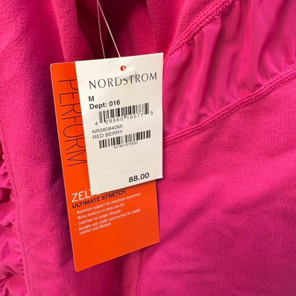 NEW Zella Workout Jacket, Red Berry M - Picture 14 of 16